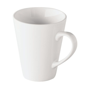 Simply White 10oz Conical Mug x6