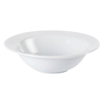 Simply White Stone Rim Bowl 16cm/6" x6