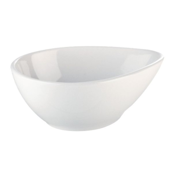 Simply White Large Tear Shaped Bowl 14.5cm x6