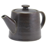 Terra Porcelain Cinder Black Teapot 50cl/17.6oz