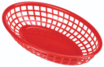 Fast Food Basket Red 23.5 x 15.4cm x6 Fast Food Basket Red 23.5 x 15.4cm x6