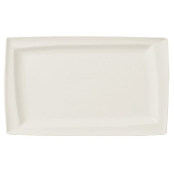 Academy Asymmetric Rectangular Plate 33x22cm/13x8.25Inch x6 Academy Asymmetric Rectangular Plate 33x22cm/13x8.25Inch x6