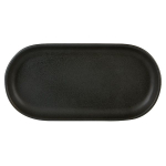 Rustico Carbon Oval Tray 30x 15cm x12