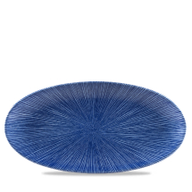 Studio Prints Agano Blue Oval Chefs Plate 13.75X6.75inch x6