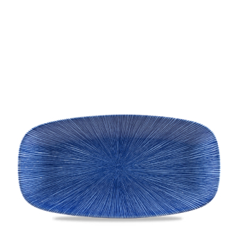 Studio Prints Agano Blue Chefs Oblong Plate (No3) 11.75X6Inch x12