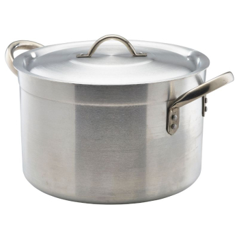 Aluminium Stewpan With Lid 20.5Litre x1