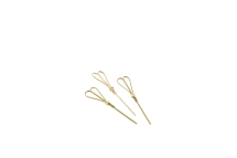 Bamboo Heart Shape Looped Wooden Skewers 12cm x100pcs Bamboo Heart Shape Looped Wooden Skewers 12cm x100pcs