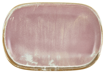 Terra Porcelain Rose Rectangular Plate 24x16.5cm x12