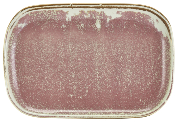 Terra Porcelain Rose Rectangular Plate 29x19.5cm x6 Terra Porcelain Rose Rectangular Plate 29x19.5cm x6