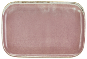 Terra Porcelain Rose Rectangular Plate 34.5x23.5cm x6 Terra Porcelain Rose Rectangular Plate 34.5x23.5cm x6