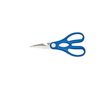 Stainless Steel Kitchen Scissors 8Inch Blue x1