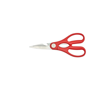Stainless Steel Kitchen Scissors 8Inch Red x1