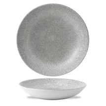 Raku Jasper Grey Coupe Bowl 9.3/4inch 1x12 Raku Jasper Grey Coupe Bowl 9.3/4inch 1x12