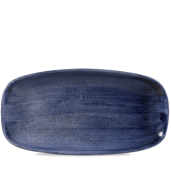 Stonecast Patina Cobalt Blue Chefs Oblong Plate (No3) 11.75X6Inch x12