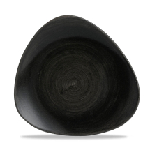 Stonecast Patina Iron Black Lotus Plate 10.5inch x12