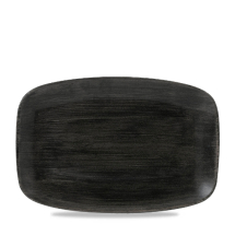 Stonecast Patina Iron Black Oblong Chefs Platter (No9) 13.5x9.25inch x6