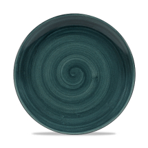 Stonecast Patina Rustic Teal Evolve Coupe Plate 10.25inch x12