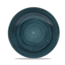 Stonecast Patina Rustic Teal Evolve Coupe Bowl 9.75inch x12 Stonecast Patina Rustic Teal Evolve Coupe Bowl 9.75inch x12