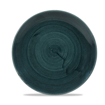 Stonecast Patina Rustic Teal Evolve Coupe Plate 8.67inch x12