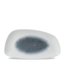 Raku Topaz Blue Chefs Geo Plate 13.75X7 1/4inch x6 Raku Topaz Blue Chefs Geo Plate 13.75X7 1/4inch x6