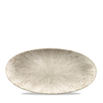 Stone Agate Grey Oval Chefs Plate 11 4/5X5.75Inch x12 Stone Agate Grey Oval Chefs Plate 11 4/5X5.75Inch x12