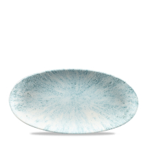 Stone Aquamarine Oval Chefs Plate 11 4/5X5.75inch x12