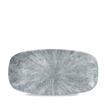 Stone Pearl Grey Chefs Oblong Plate (No3) 11.75X6inch x12