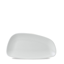 White Chefs Geo Plate 11.75X6 1/8inch x12 White Chefs Geo Plate 11.75X6 1/8inch x12