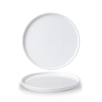 White Walled Chefs Plate 8.67Inch x6 White Walled Chefs Plate 8.67Inch x6