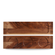 Wood  Double Handle Board 19X5 1/2inch x4