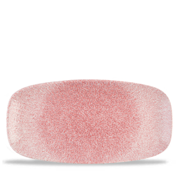 Raku Pink Quartz Chefs Oblong Plate 11 3/4Inch X 6Inch x12 Raku Pink Quartz Chefs Oblong Plate 11 3/4Inch X 6Inch x12