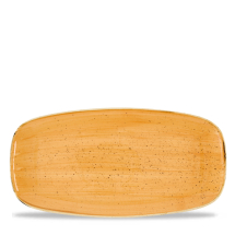 Stonecast Tangerine Chefs Oblong Plate 11 3/4X6inch x12 Stonecast Tangerine Chefs Oblong Plate 11 3/4X6inch x12