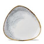 Homespun Accents Jasper Grey Lotus Plate 10" x12 Homespun Accents Jasper Grey Lotus Plate 10" x12