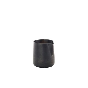 GenWare Black Vintage Steel Jug 15cl/5oz x12 GenWare Black Vintage Steel Jug 15cl/5oz x12