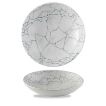 Studio Print Kintsugi Pearl Grey Evolve 9.75inchCoupe Bowlx12 Studio Print Kintsugi Pearl Grey Evolve 9.75inchCoupe Bowlx12