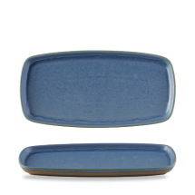 Emerge Oslo Blue  Oblong Plate 11 3/4x5 3/4inch Box 6 Emerge Oslo Blue  Oblong Plate 11 3/4x5 3/4inch Box 6