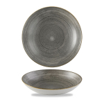Stonecast Raw Black Coupe Bowl 7.25" x12 Stonecast Raw Black Coupe Bowl 7.25" x12