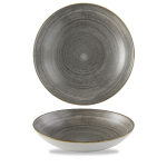 Stonecast Raw Black Evolve Coupe Bowl 9.75" x12 Stonecast Raw Black Evolve Coupe Bowl 9.75" x12