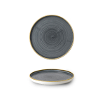 Stonecast Blueberry Walled Plate 8.67" x6