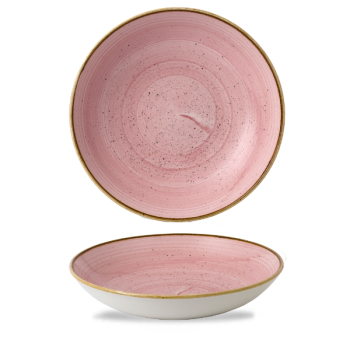 Stonecast Petal Pink Evolve Coupe Bowl 9.75Inch x12