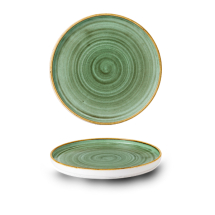 Stonecast Samphire Green Walled Plate 10 2/8inch x6
