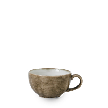 Stonecast Patina Antique Taupe Cappuccino Cup 12oz x12
