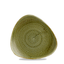 Stonecast Plume Green Lotus Plate 9inch x12