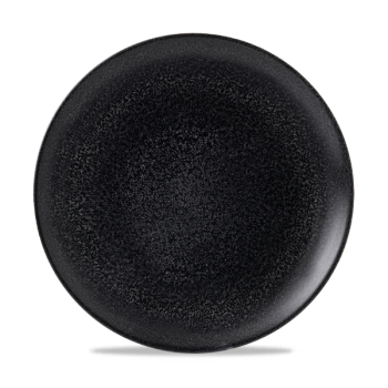 Evo Origins Midnight Black Coupe Plate 10.25Inch Box 12 Evo Origins Midnight Black Coupe Plate 10.25Inch Box 12