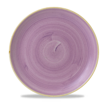 Stonecast Lavender Evolve Coupe Round  Plate 11.25inch x12