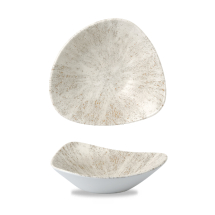 Stone Agate Grey Lotus Triangle Bowl 9inch x12 Stone Agate Grey Lotus Triangle Bowl 9inch x12