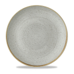 Stonecast Raw Grey Evolve Coupe Plate 11.25" x12