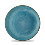 Stonecast Raw Teal Evolve Coupe Plate 8.67" x12