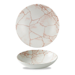 Studio Prints Kintsugi Coral Evolve Coupe Bowl 7.25" x12 Studio Prints Kintsugi Coral Evolve Coupe Bowl 7.25" x12