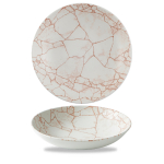 Studio Prints Kintsugi Coral Evolve Coupe Bowl 9.75" x12 Studio Prints Kintsugi Coral Evolve Coupe Bowl 9.75" x12